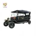 Luxury Design Black Color 8 Seats Electric Classic Vintage Car Made in China